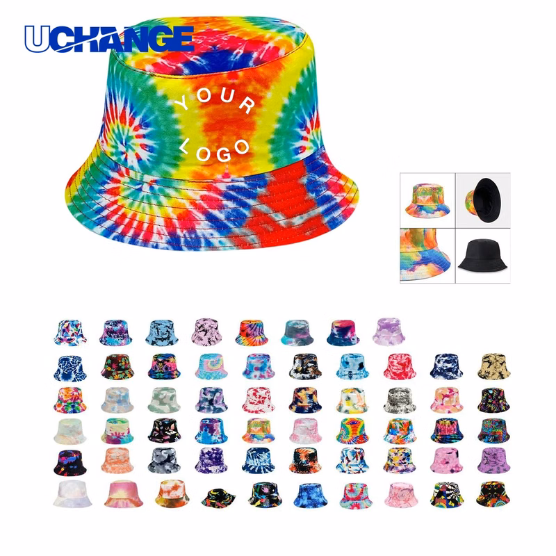 Portable Plastic Tie Dye Hat Headwear for Youth and Adults