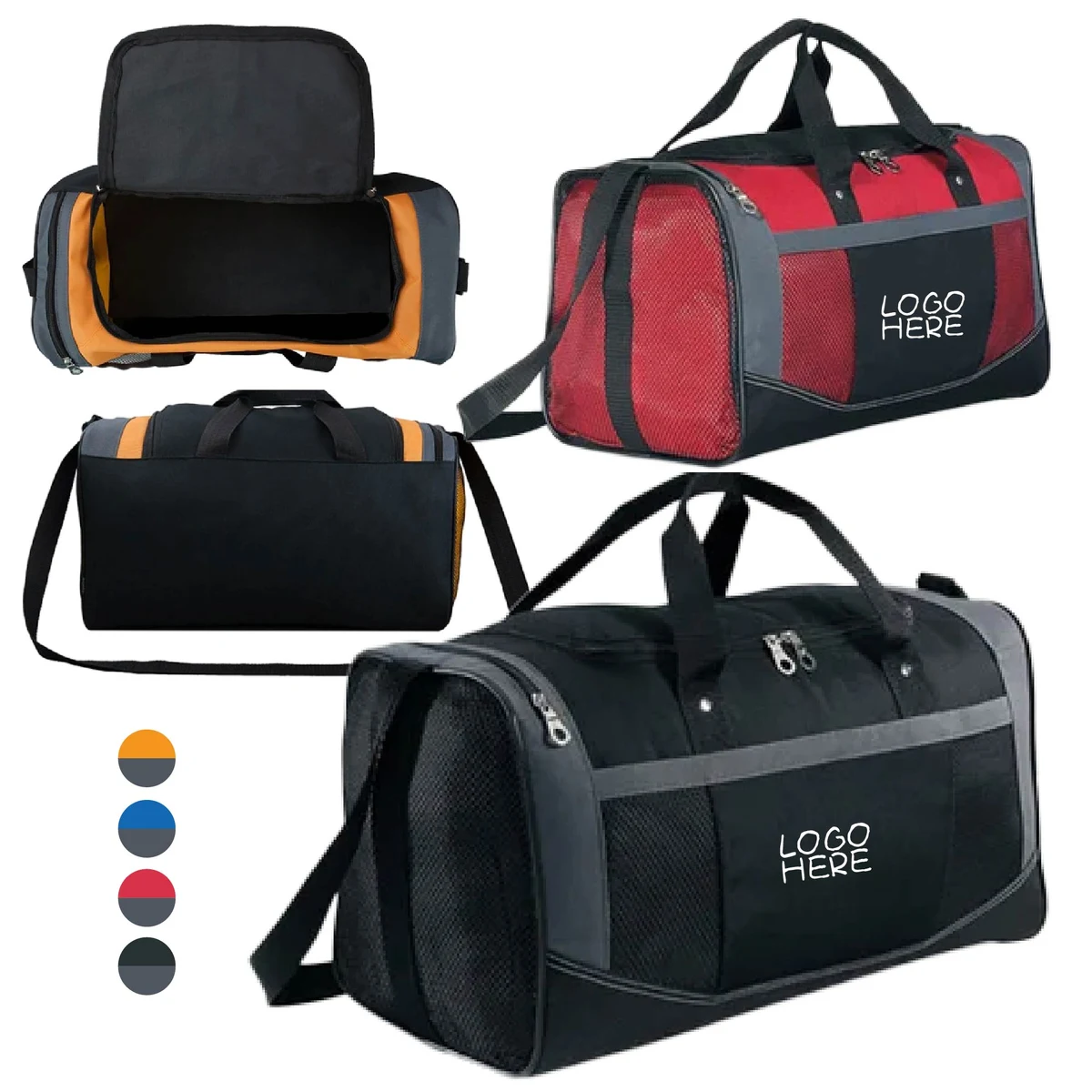 Duffle Bag w/Detachable Shoulder Strap 1