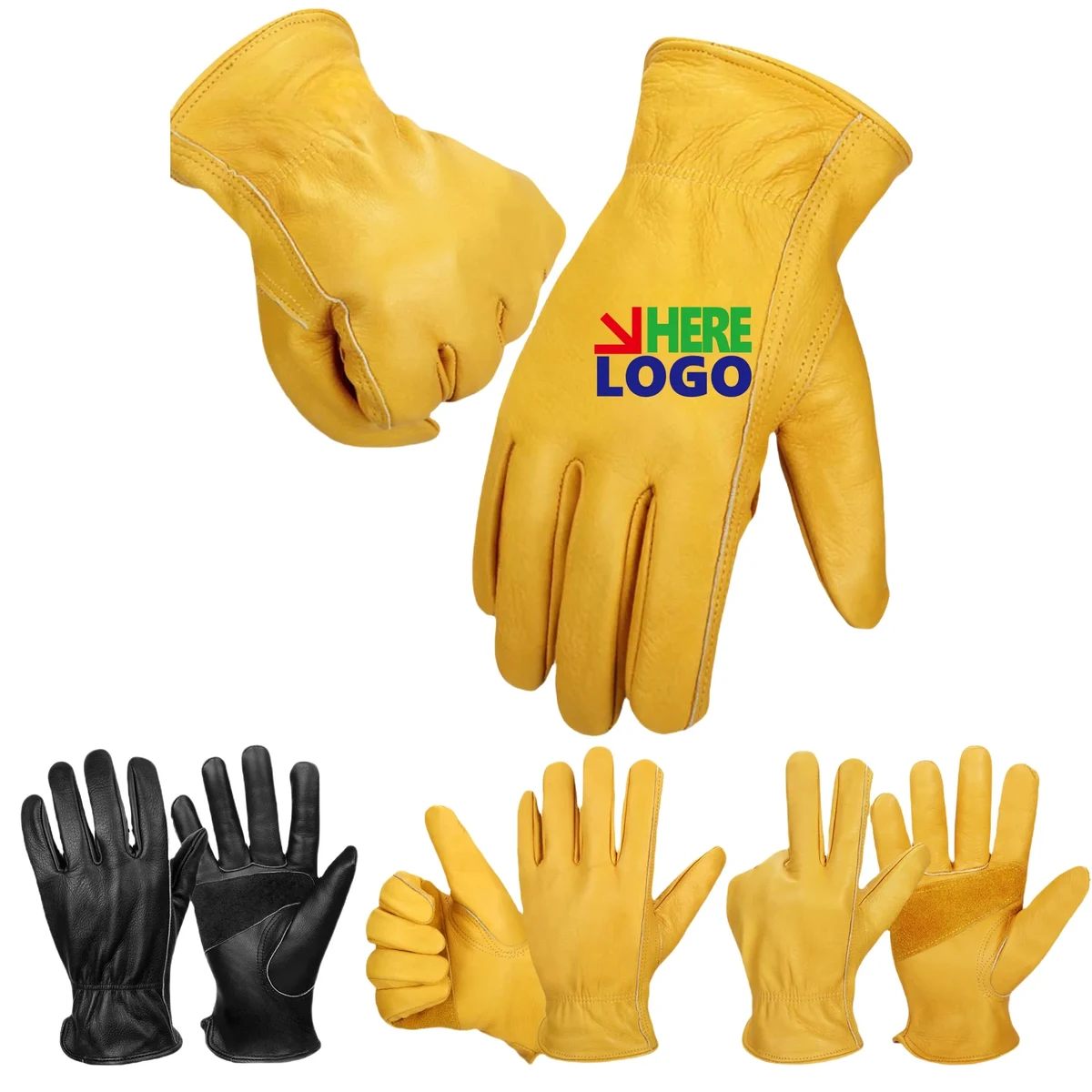 Premium Leather Work Gloves MOQ20 1