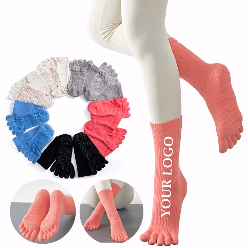 Non-Slip Five Toe Socks for Pilates