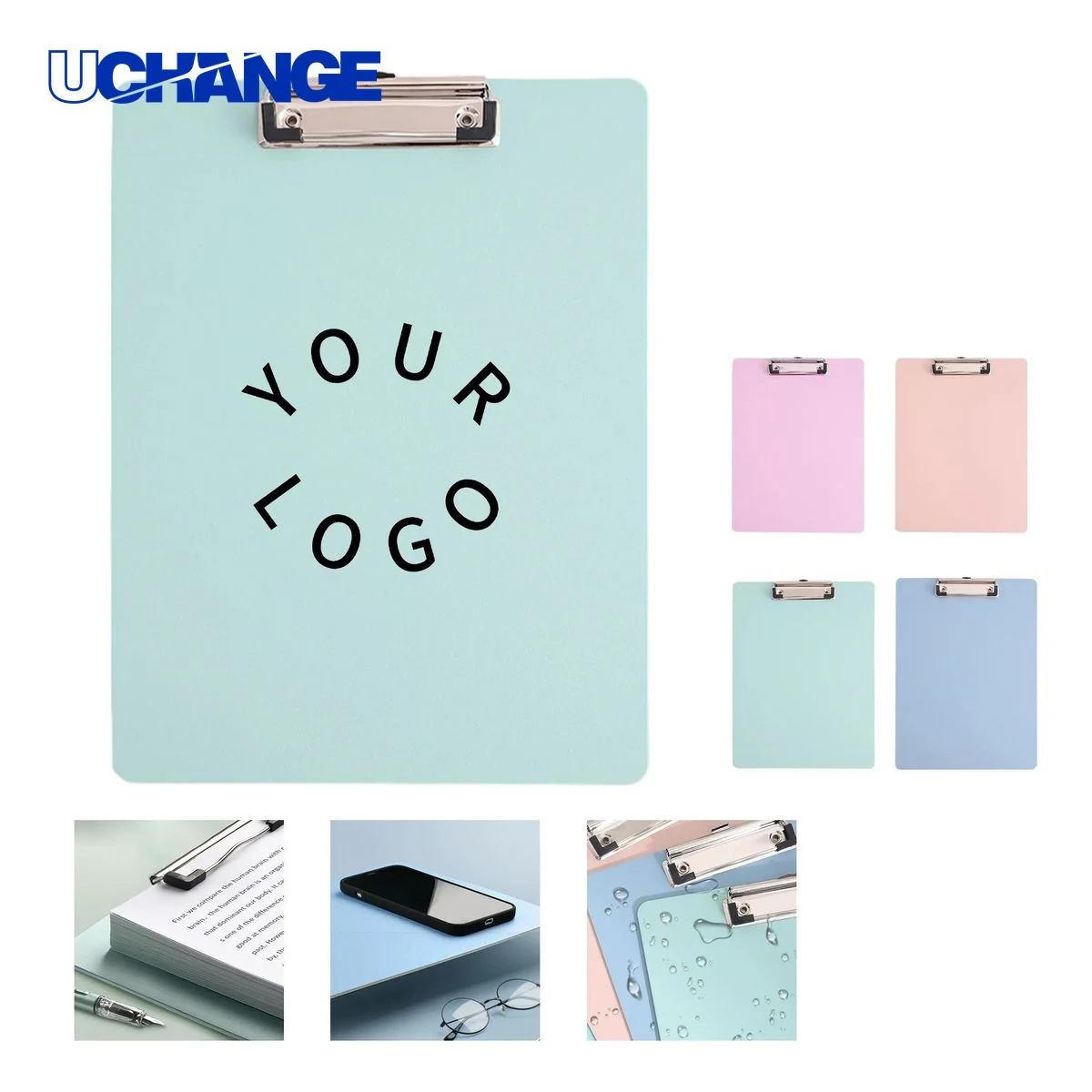 A4 Plastic Clipboard Board Colorful Custom Print 1