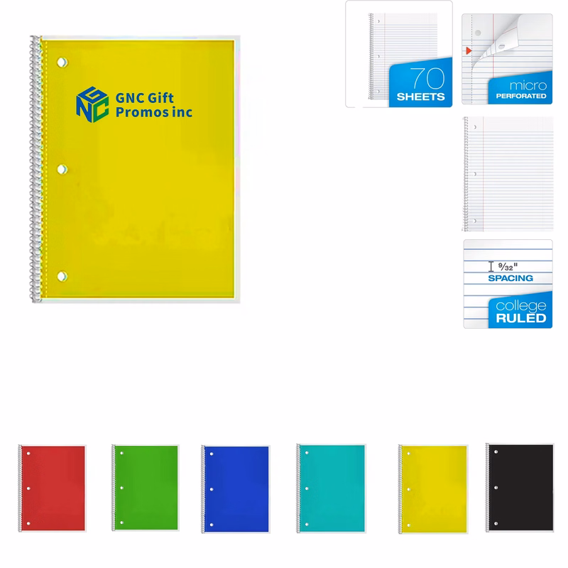 Standard Coil Loose-Leaf Notebook with Detachable
