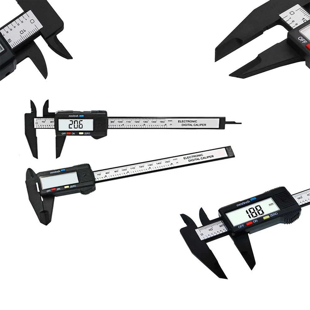 Carbon Fiber Digital Caliper Measuring Tool 1