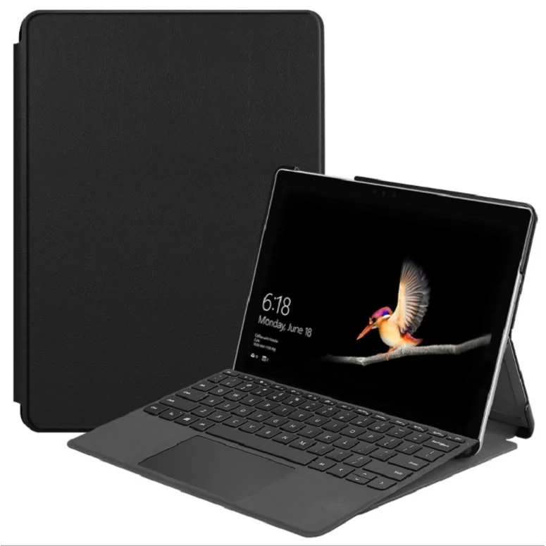 Microsoft Surface Go-2 10" (1,2, 3 and 4 Gen ) Non Stitch Easel Case 1