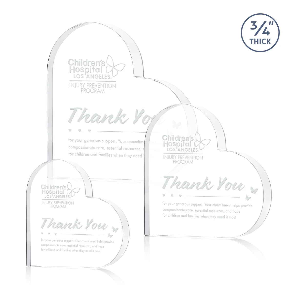 Davina Heart Award - Clear 1