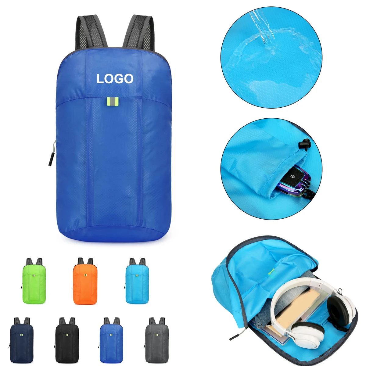 Foldable Portable Nylon Backpack 1
