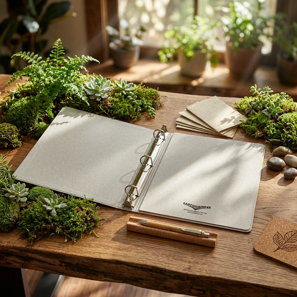 Recycled 1/2" Ring Binder (8.5" x 11") 1