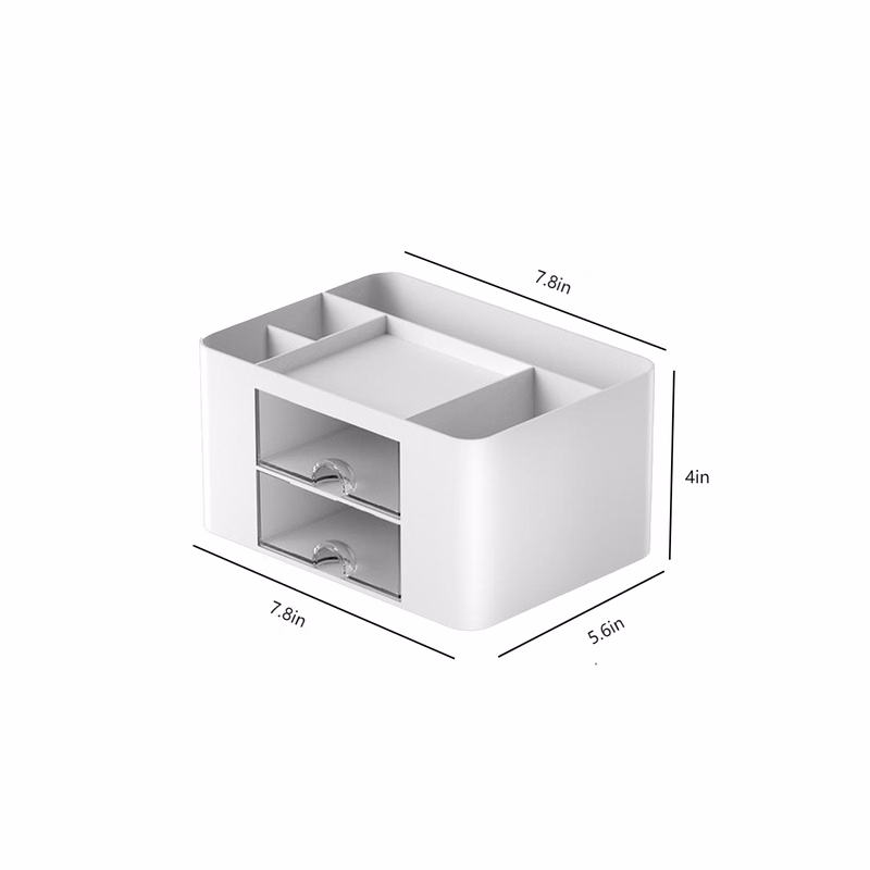 5 Compartments Desktop Storage Stationery Supplies Organizer