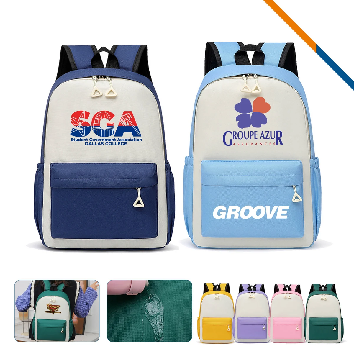 Pacto Stylish School Backpack 1