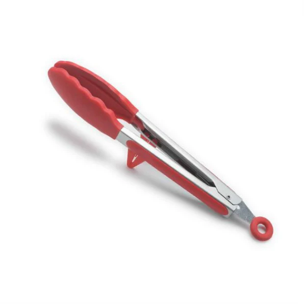 Stainless Steel Silicone BBQ and Kitchen Tongs 1