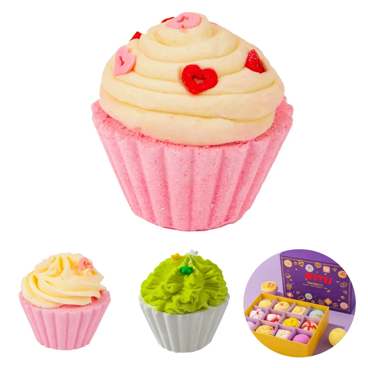 Individually Packaged/Gift Box Cake Bath Salt Balls 1