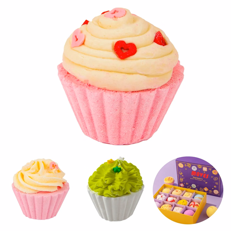 Individually Packaged/Gift Box Cake Bath Salt Balls