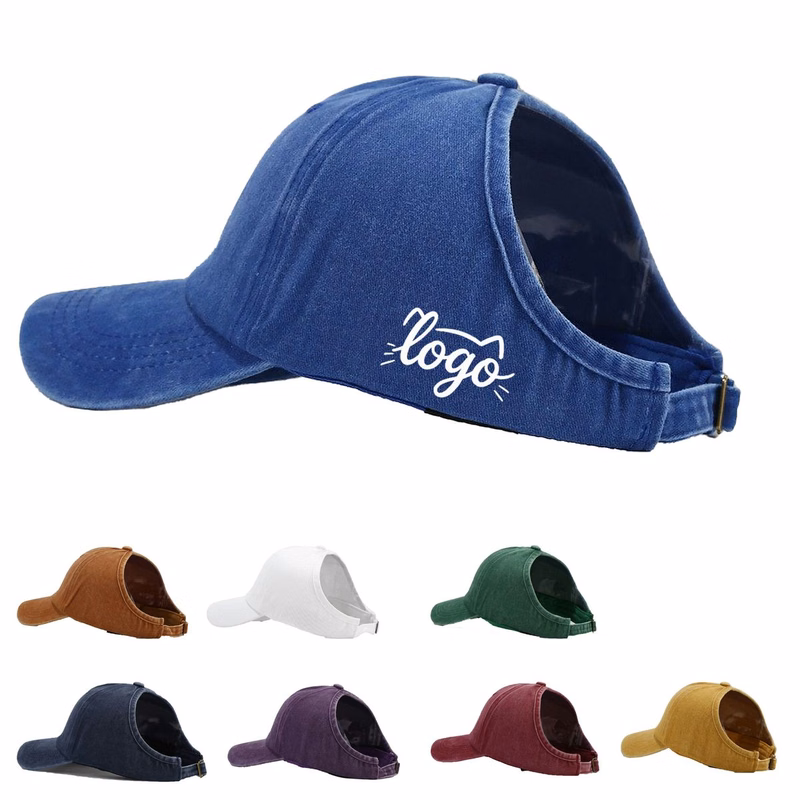 Breathable Ponytail Hat for Summer Sun Protection