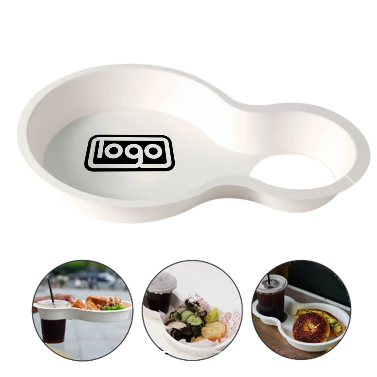 Eco-Friendly Disposable Paper Food Tray 1