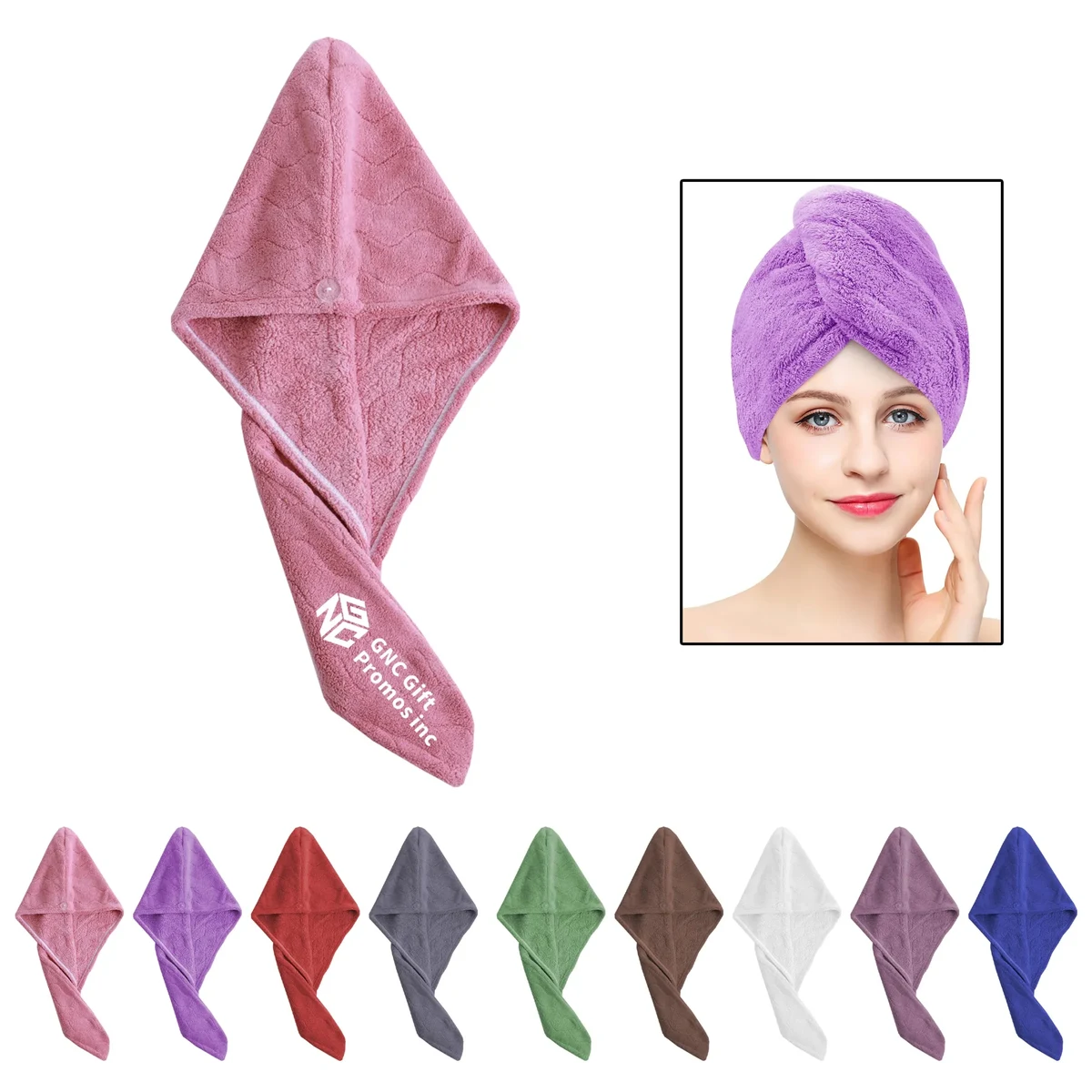 Quick Drying Towel Shower Cap 1