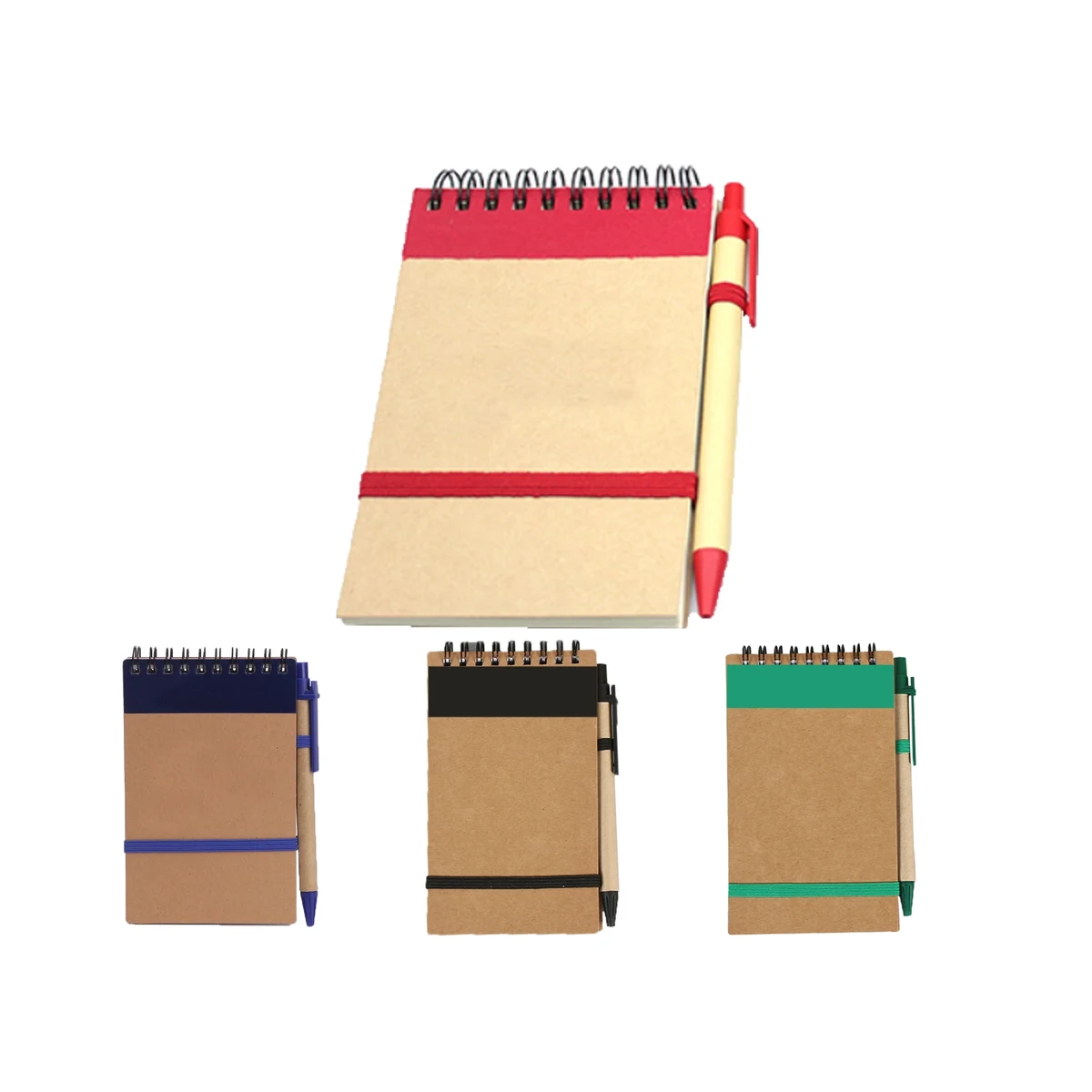 A6 Notebook With Pen And Kraft Paper Cover 1