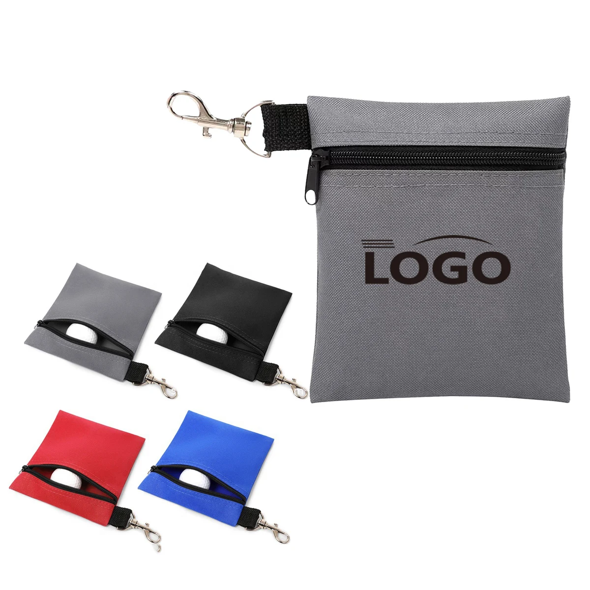Portable Golf Tee Pouch Nylon Waist Holder 1