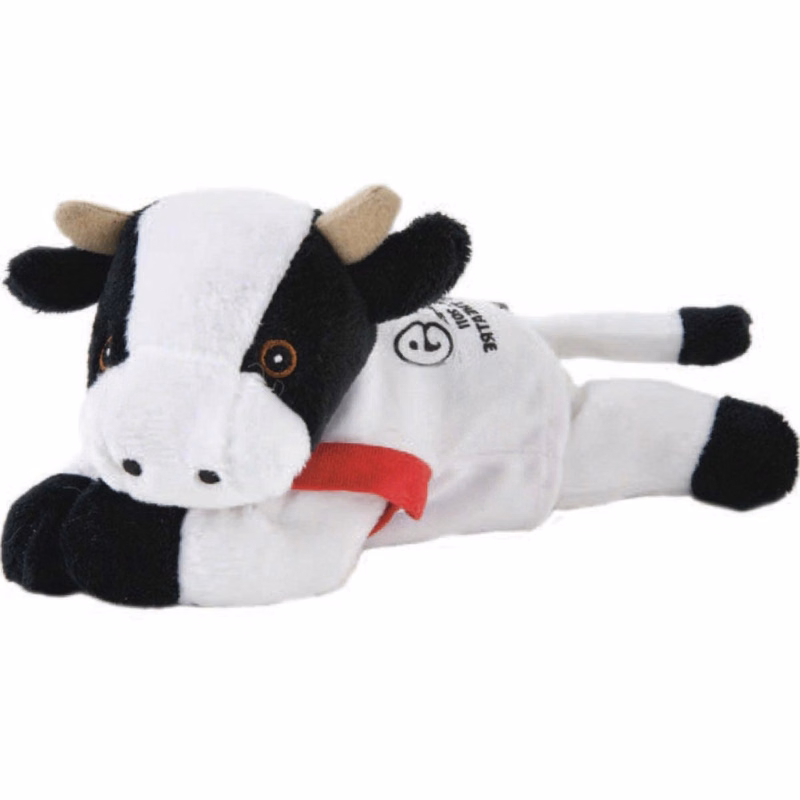 So Soft 8" Laying Beanie Animal - Cow