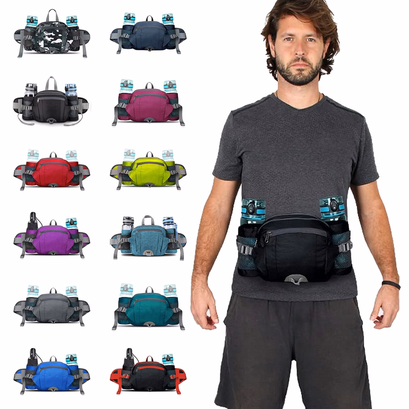 Fanny Pack with 2 Water Bottle Holders