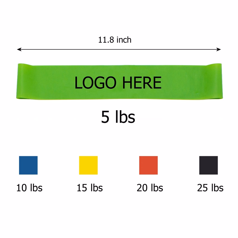 Resistance Exercise Band 5lbs MOQ 50PCS