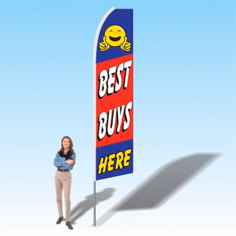 15FT Best Buys Here Advertising Banner Flag