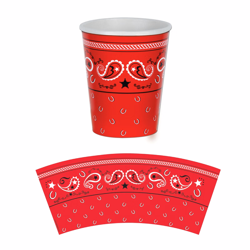 Bandana Beverage Cups