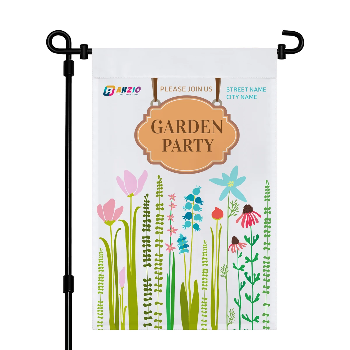 12" X 18" Custom Double-Sided Polyester Garden Flag 1