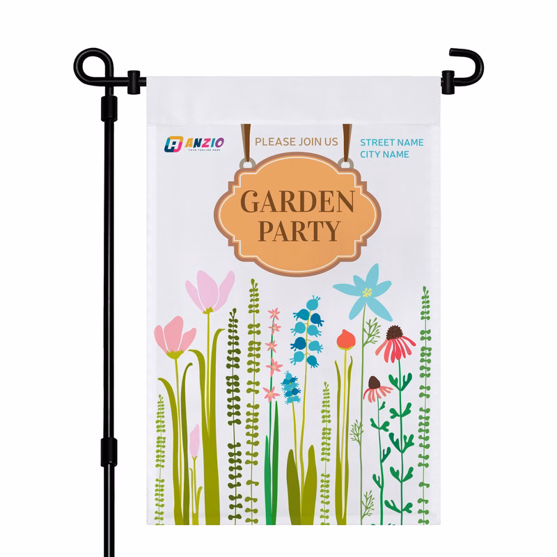 12" X 18" Custom Double-Sided Polyester Garden Flag
