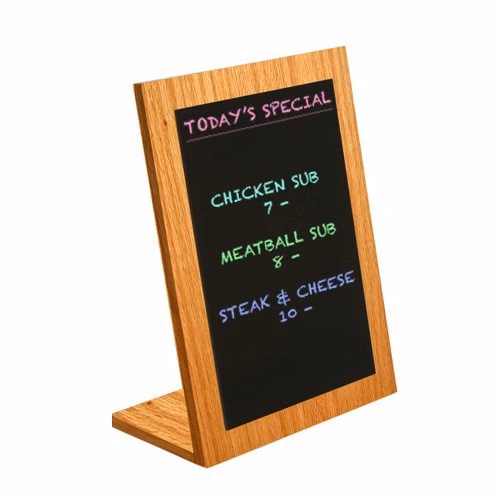 Countertop Wood Wet-Erase Board - 8.5"w x 11"h