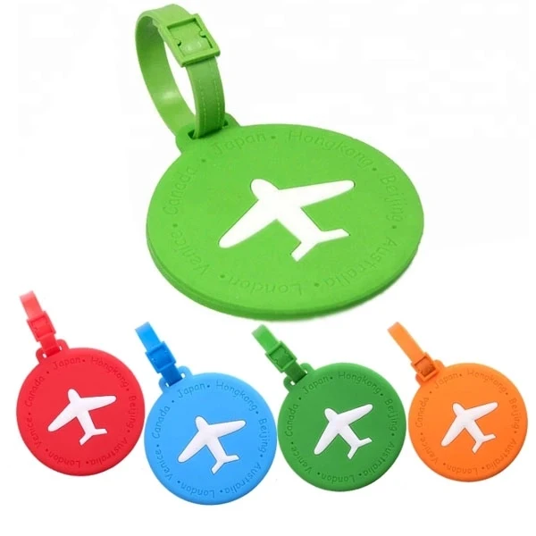 Round Soft PVC Luggage Tag 1