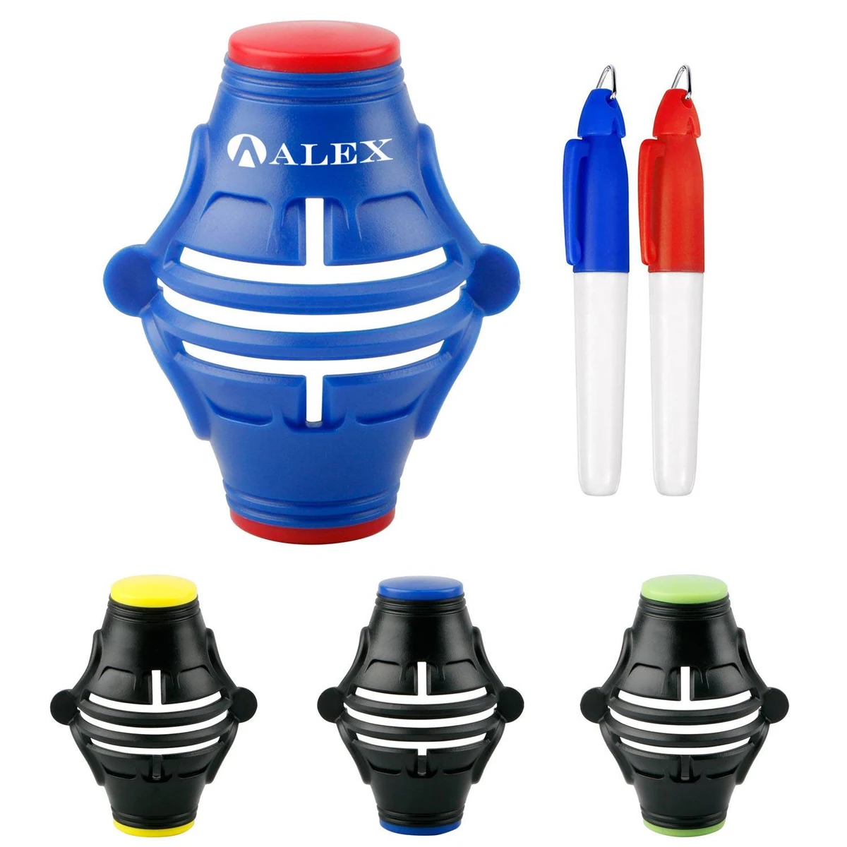 360 Degree Golf Ball Line Marker Alignment Tool Set 1