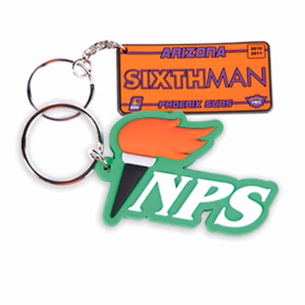1.5" Keychain - 2D PVC