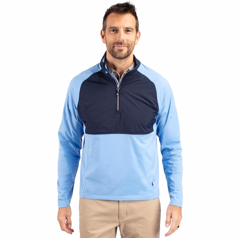 Cutter & Buck Adapt Eco Knit Hybrid Recycled Mens Quarter Zip