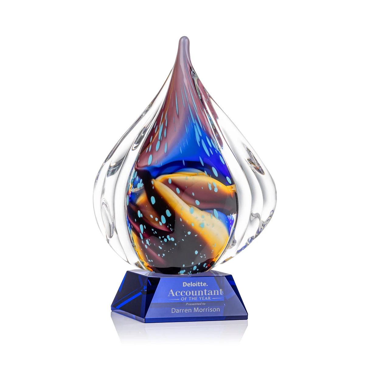 Valentina Award on Sheffield Base - Blue 1