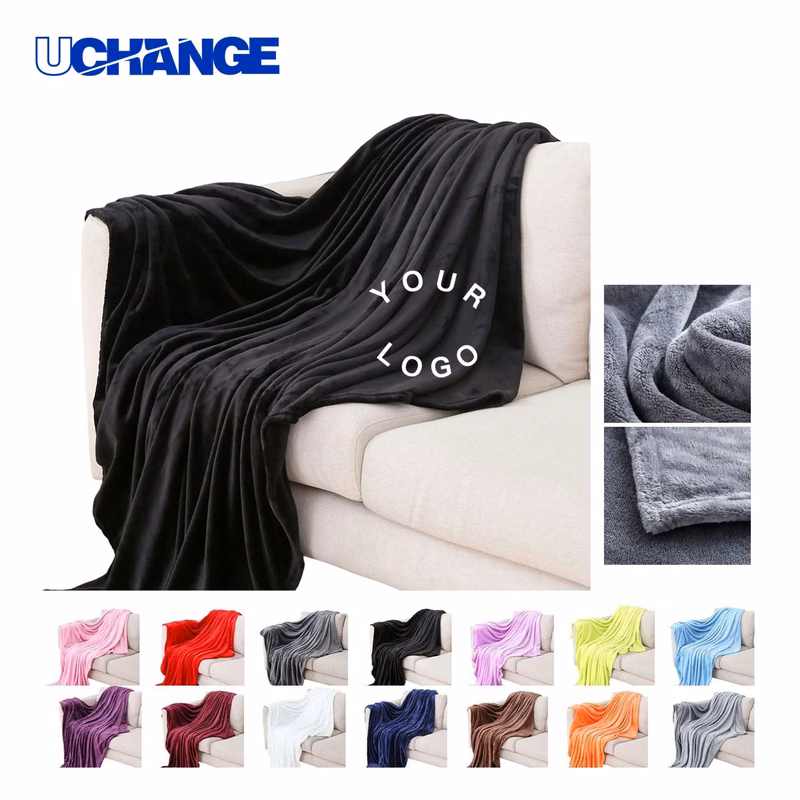 Microfiber Flannel Blanket Throw 39 x 55 Inch
