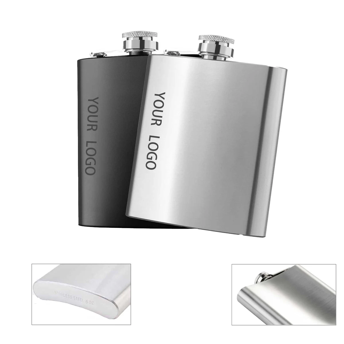 Stainless Steel Wine Flask 1