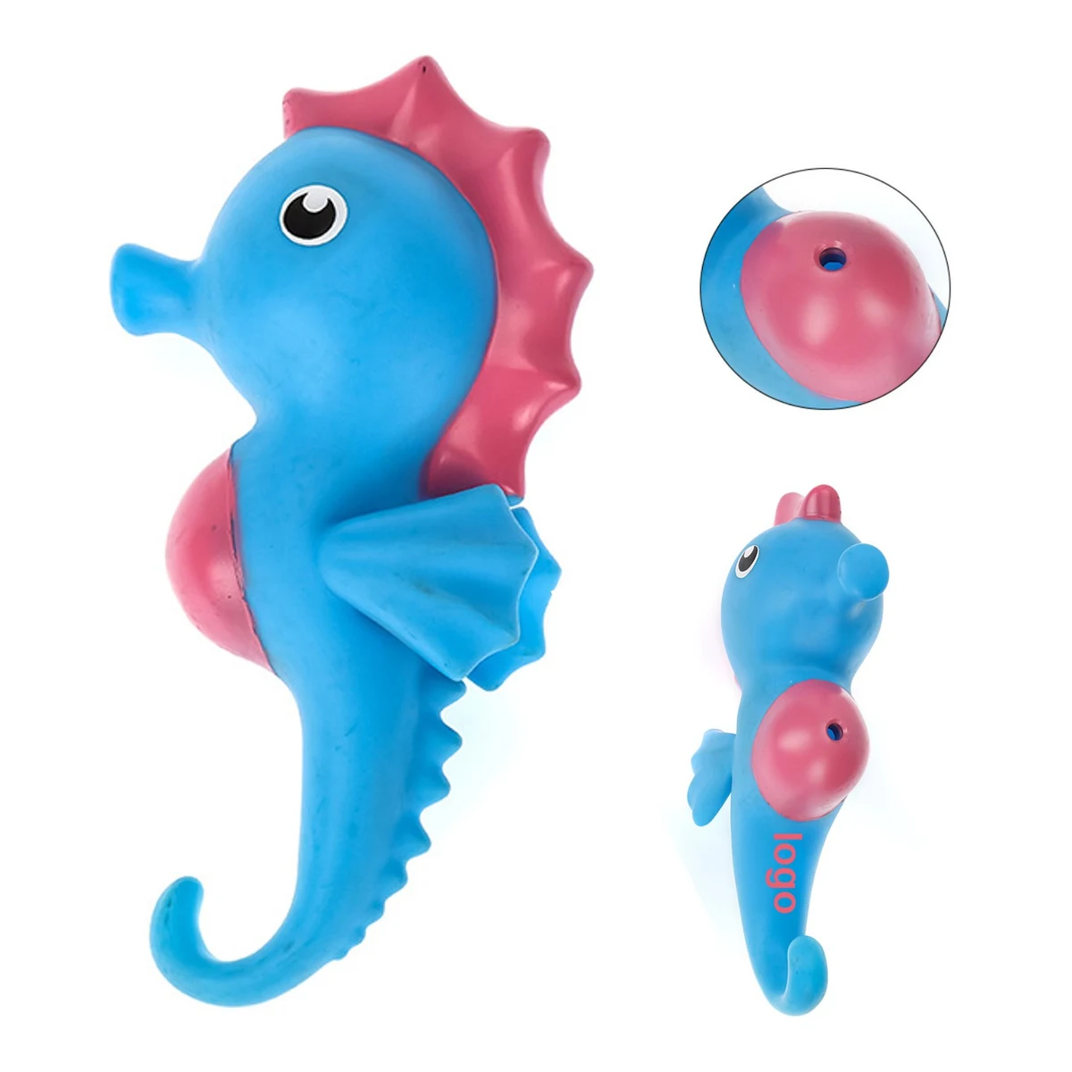 Rubber Hippocampus Bath Toy 1
