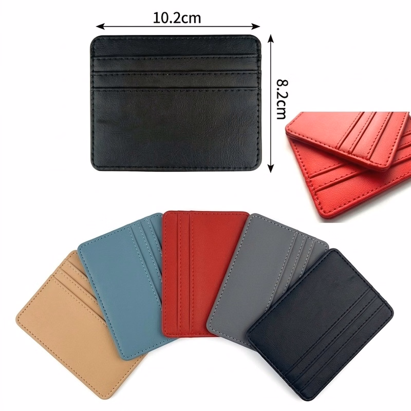 Slim PU Card Holder Wallet