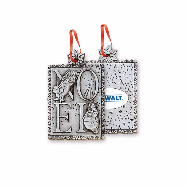 3D Ornament (2? x 1.5? Noel Rectangle)