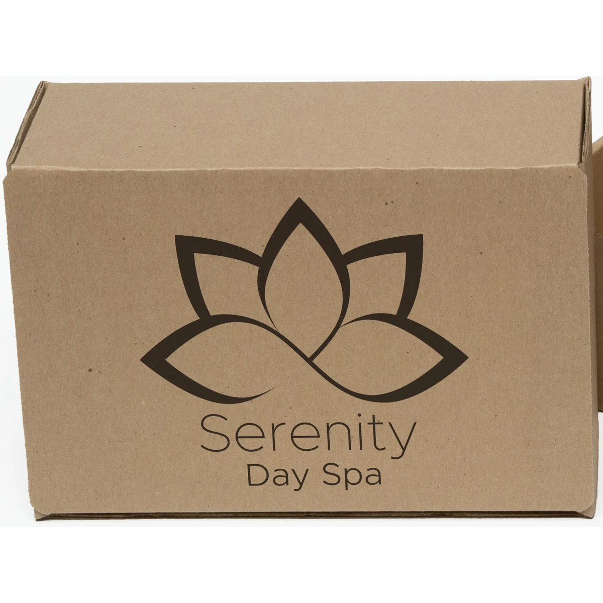 One Color Natural Display Mailer Box w/Outside Imprint (10" x 7" x 4") 1