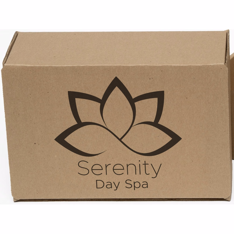One Color Natural Display Mailer Box w/Outside Imprint (10" x 7" x 4")