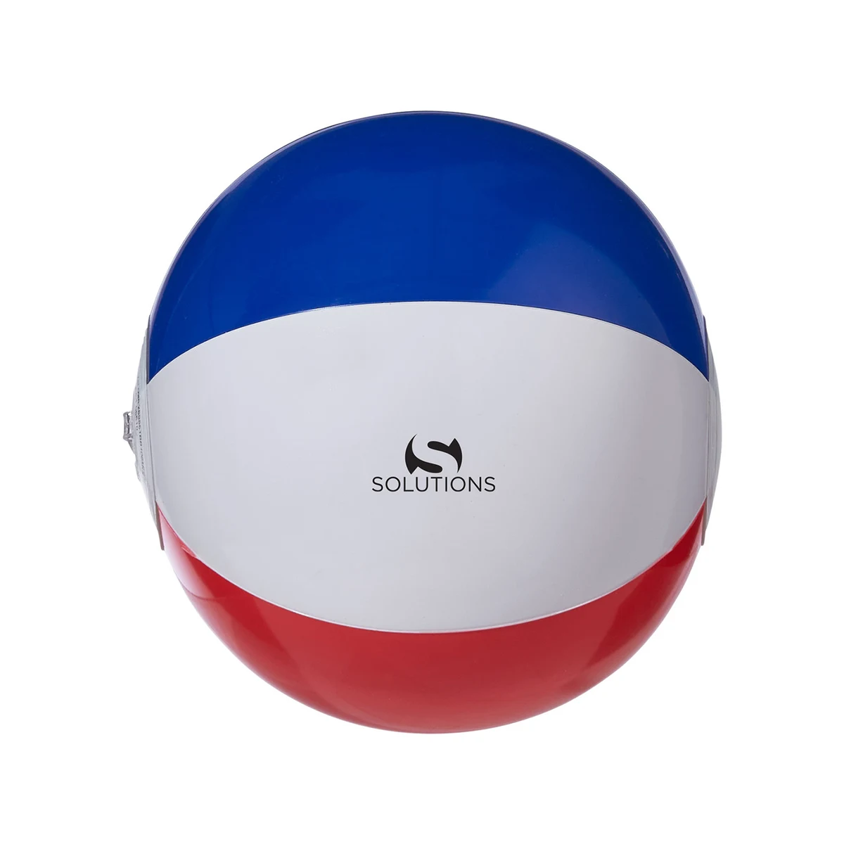 10" Patriotic Red, White And Blue Beach Ball 1