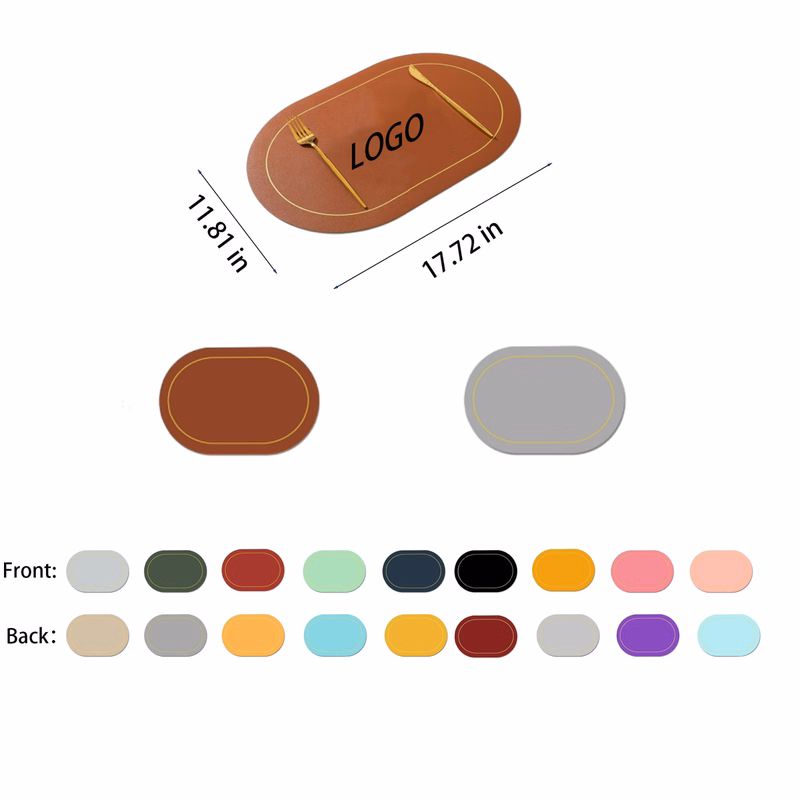 Leather Western Dining Mat