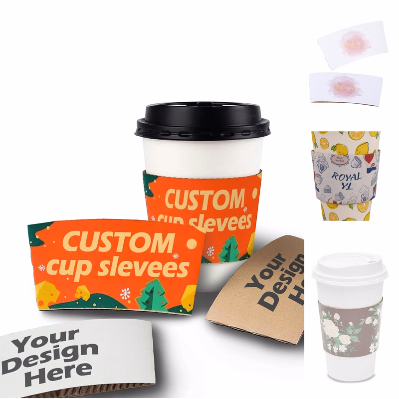 12oz 16oz Disposable Paper Cup Sleeve