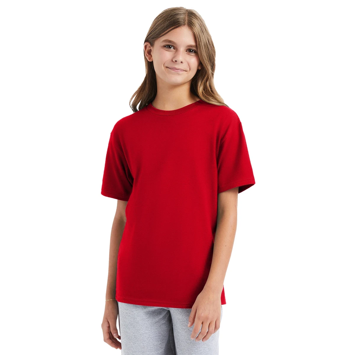 Hanes Perfect-T Youth Short Sleeve T-shirt 1