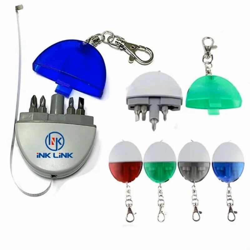 Mini tool kit with Tape Measure and Keychain