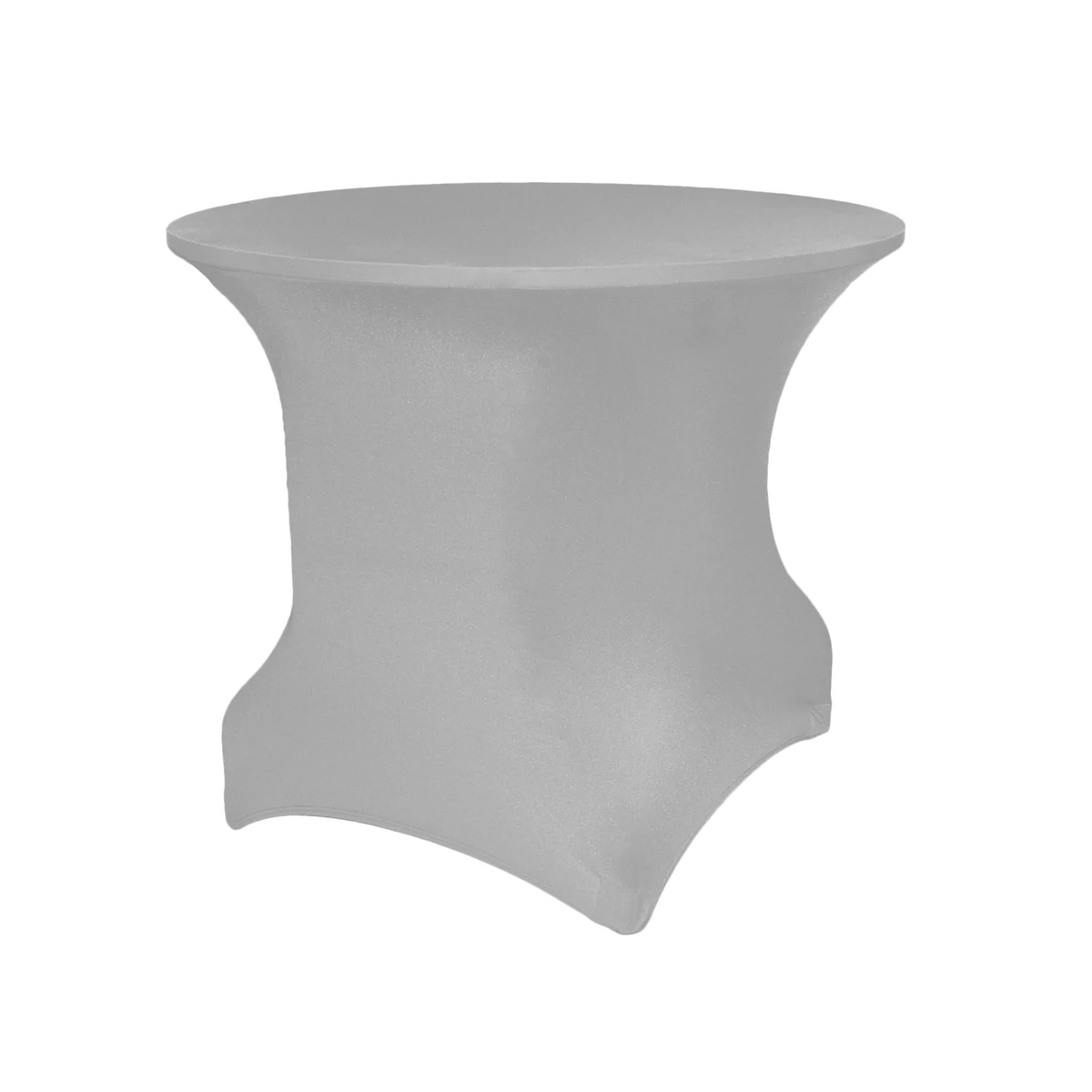 Non-Printed 36" Round Spandex Stretch Table Cover 1