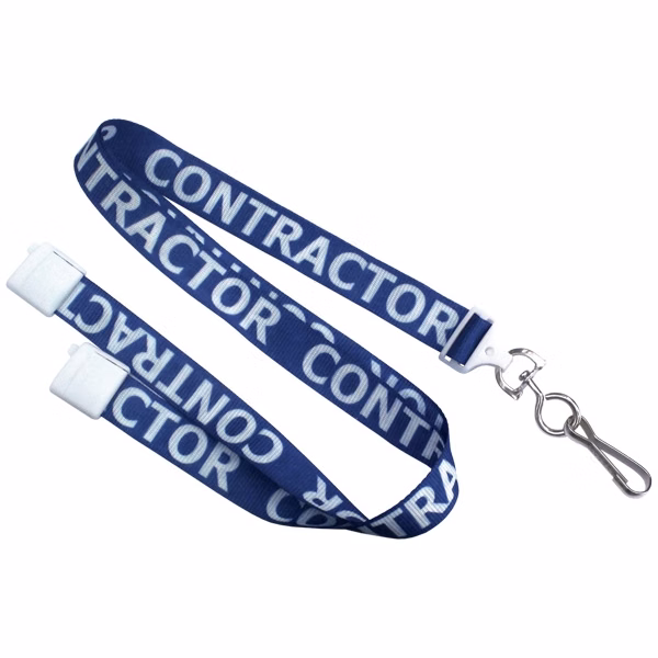 5/8" Dye Sublimated Breakaway Lanyard (Contractor)