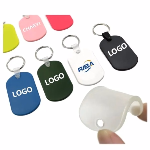 Custom Oval Shaped Pvc Keychain