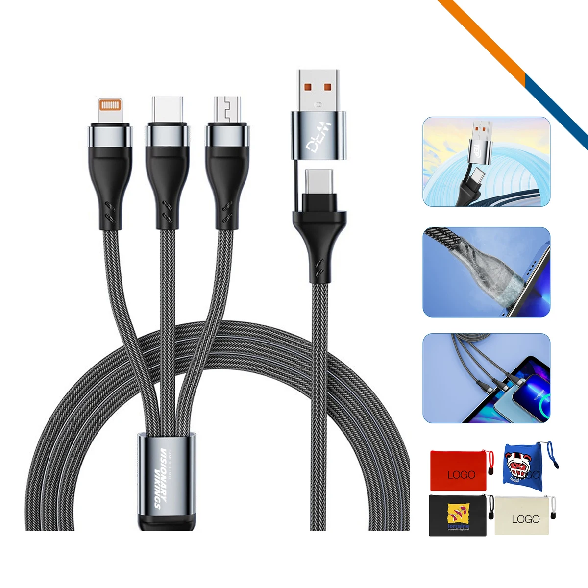 Bucias 5in1 Fast Charging Cable 1